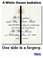 The White House has a full-time staff of 3 to prepare invitations to social events. Is that really necessary?